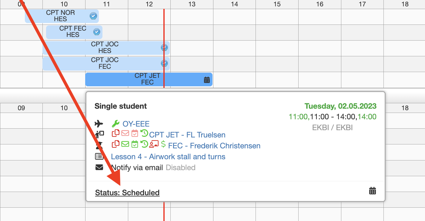 Understanding Flight Status And Warnings Shown In The Booking Overview